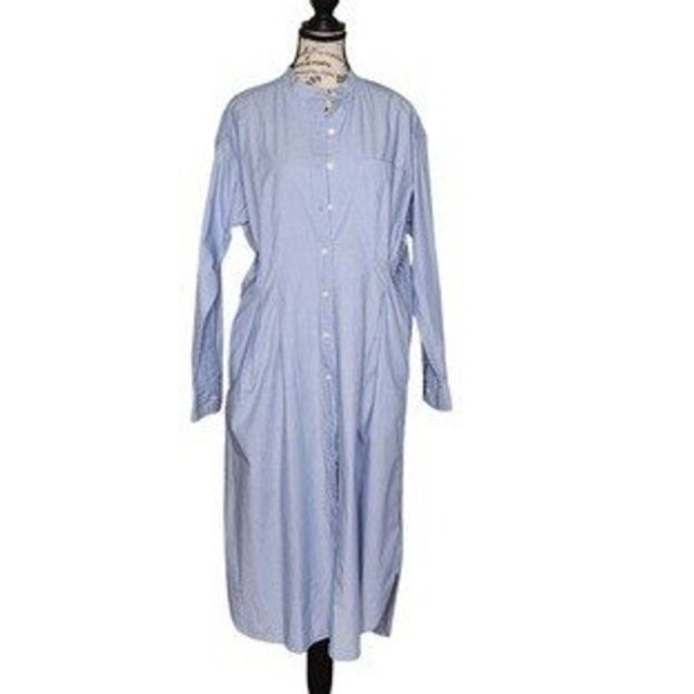 Gap Light Blue Shirt Dress | Size M | Cotton | Casual Minimalist Classic